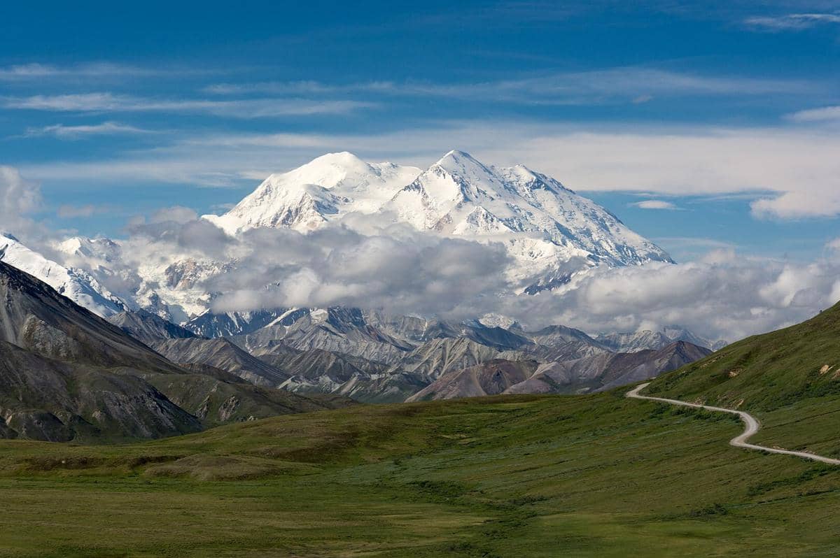 Gunung Denali, Alaska.