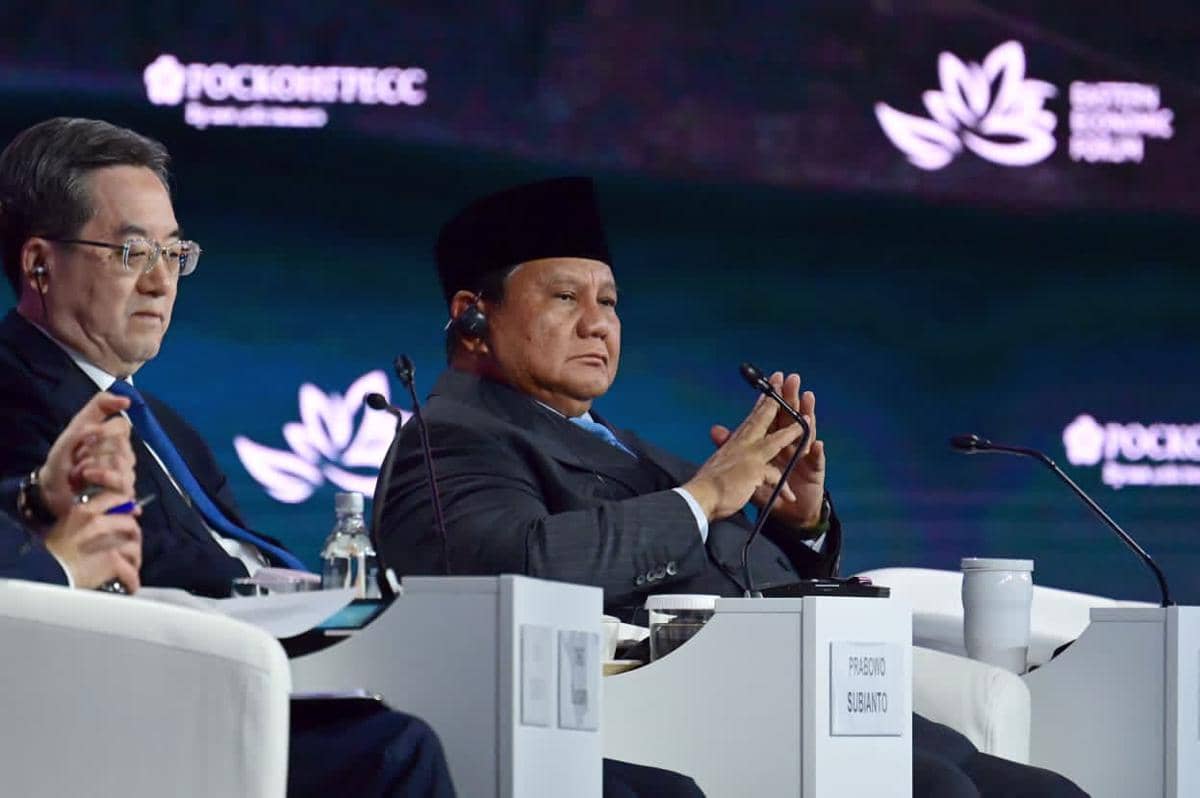Prabowo, Vladimir Putin, Rusia, Vladivostok