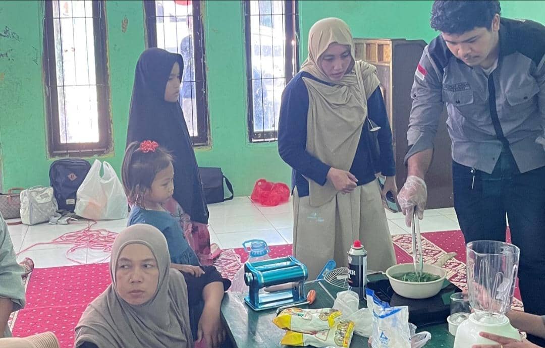 Sayuran Donasi Terbuang, Anak Panti di Lampung Diajak Bikin Mi Bergizi