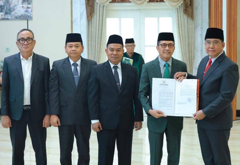 Aprizal Sakit, Sulaiman Amin Dilantik Jadi Pj Sekda Kota Palembang