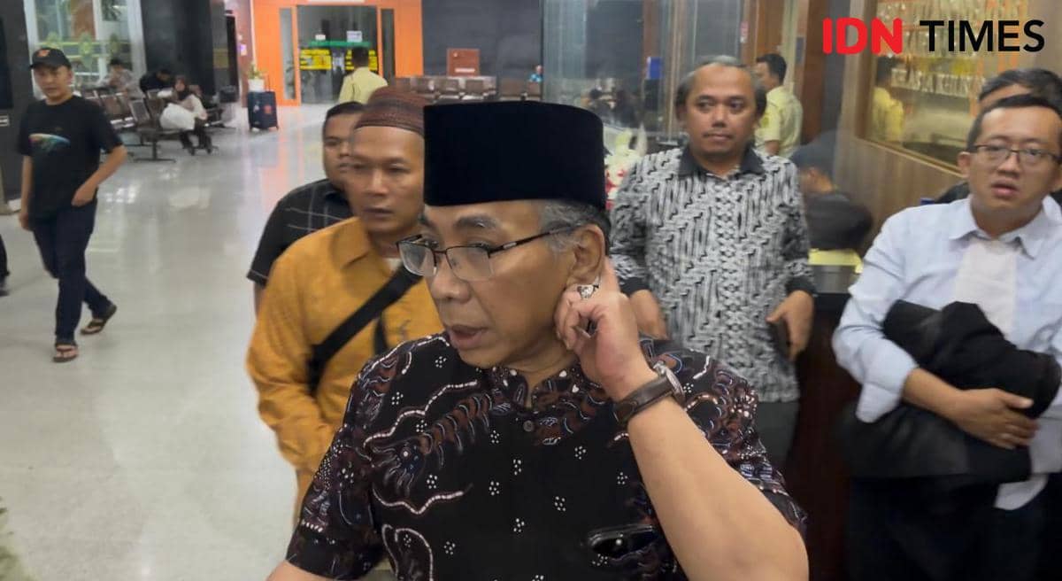 Eks Ketum PBNU Yahya Cholil Staquf Datang ke Sidang Korupsi Yaqut