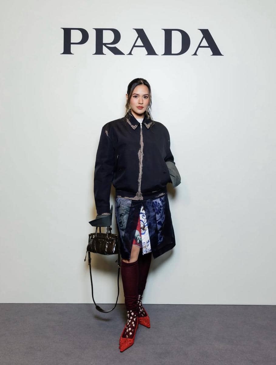 Gaya Raisa dan Tatjana Saphira di Opening Prada Singapore (instagram.com/raisa6690)