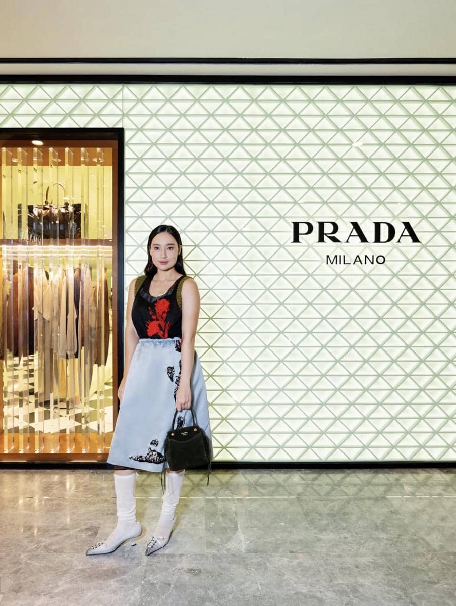 Gaya Raisa dan Tatjana Saphira di Opening Prada Singapore (instagram.com/tatjanasaphira)