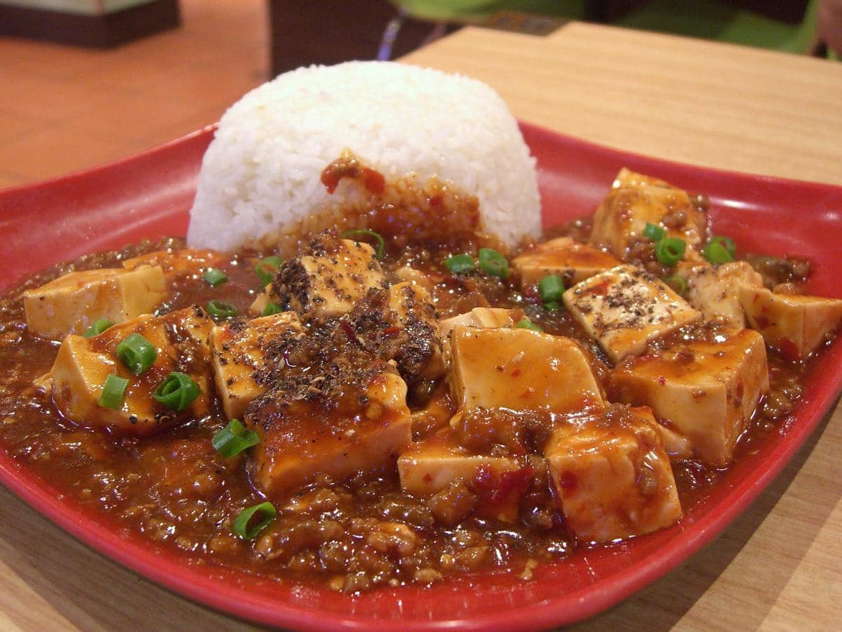 ilustrasi tahu mapo