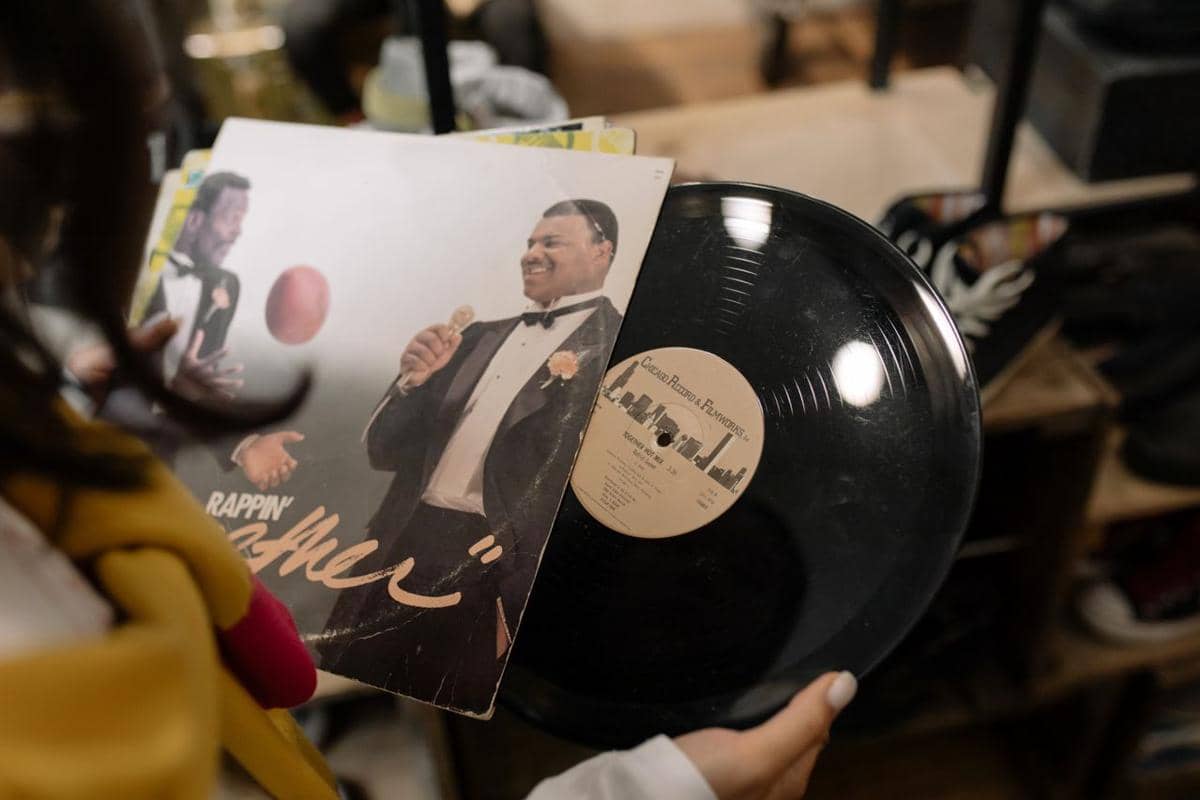 ilustrasi koleksi vinyl