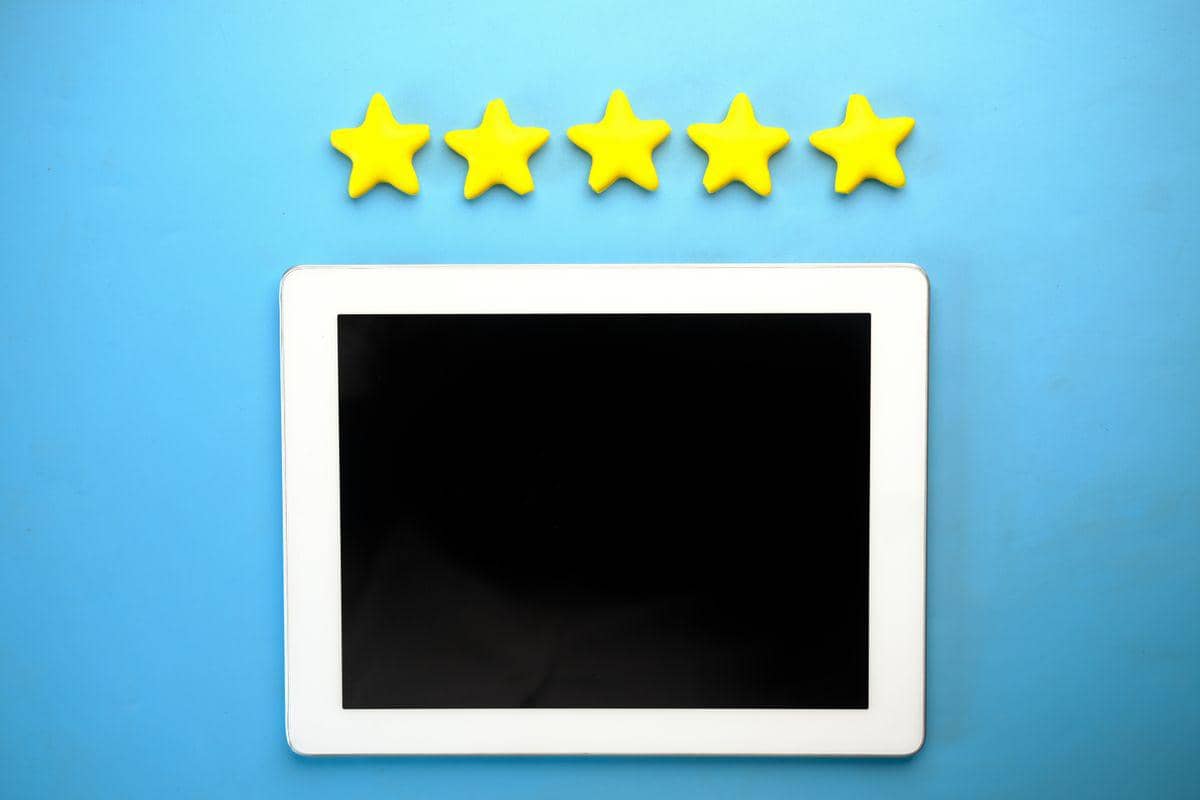 ilustrasi review produk online