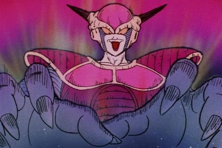 Frieza menghancurkan Planet Vegeta.