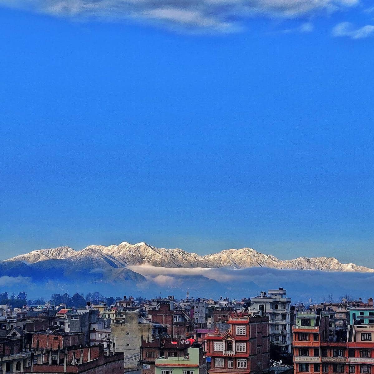 pemandangan kota Kathmandu, Nepal