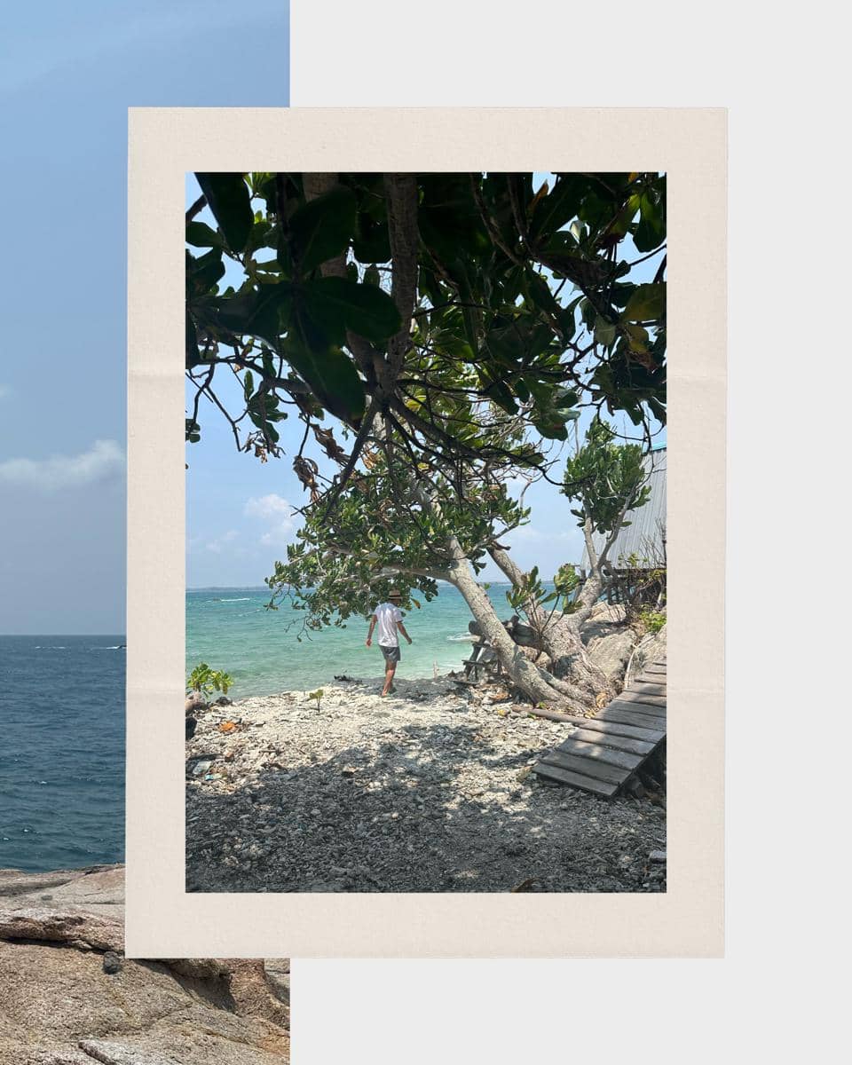 Keluarga Whulandary Herman liburan di Pulau Balau
