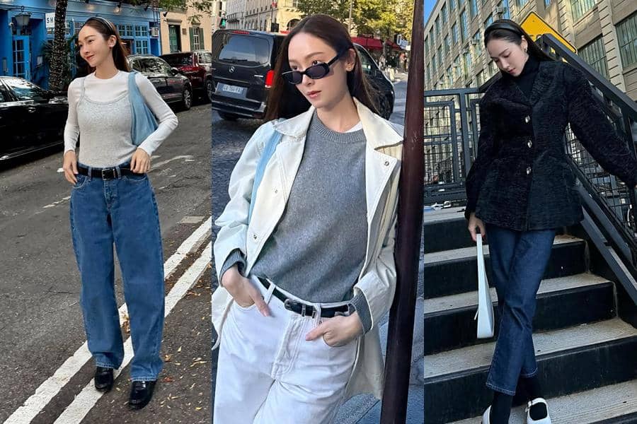 Bikin Outfit Gak Flat, Ini 8 Inspirasi Gaya Layering ala Jessica Jung