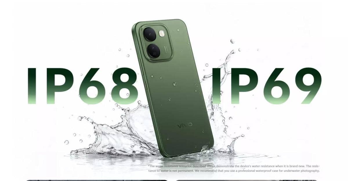 ilustrasi vivo V80 Lite 5G yang tahan air