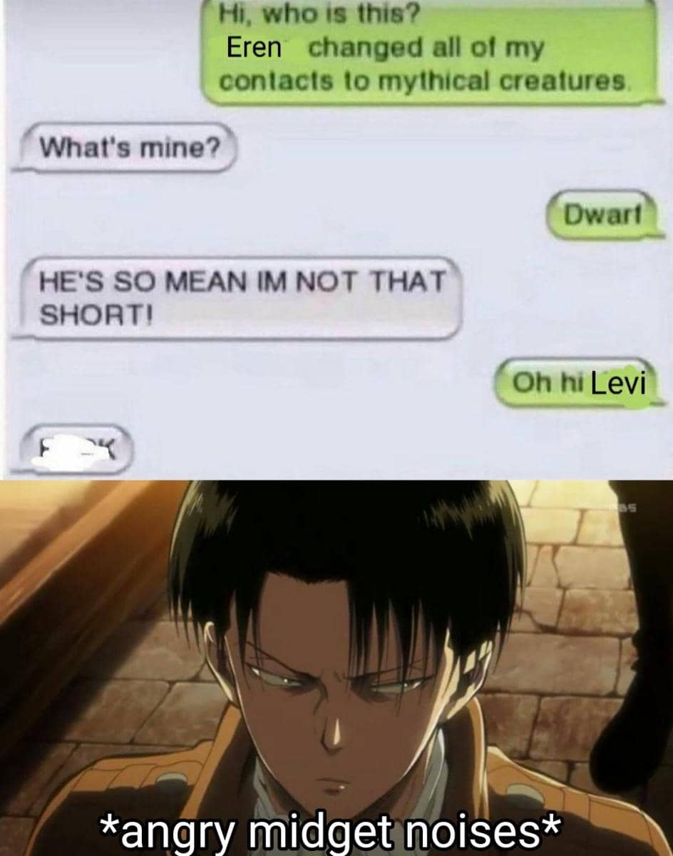 meme anime tentang orang bertubuh mungil