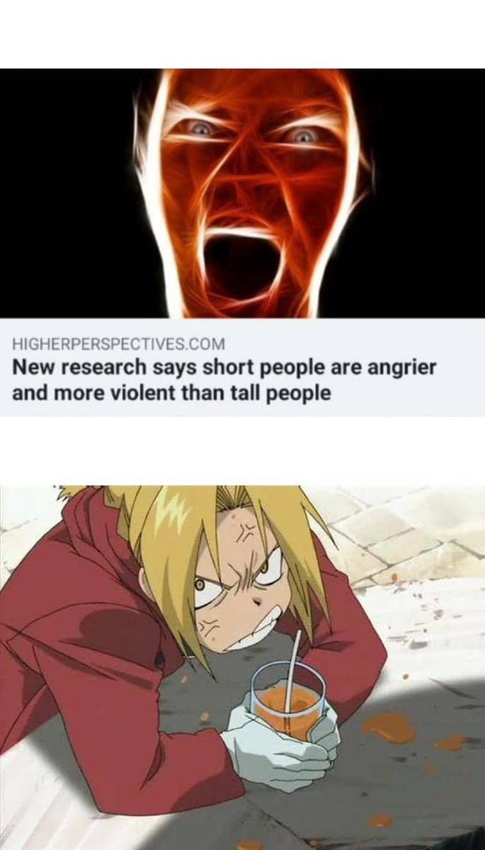 meme anime tentang orang bertubuh mungil