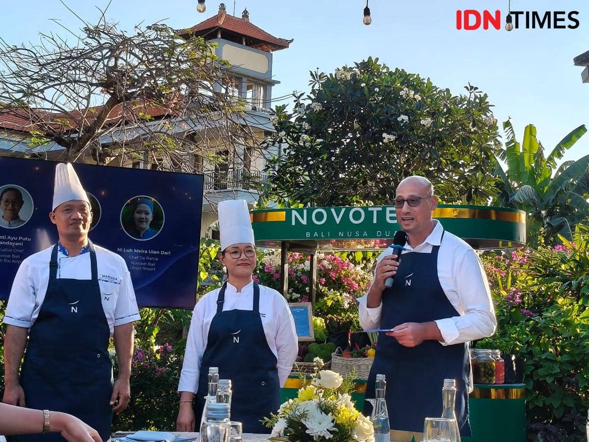 General Manager Novotel Bali Nusa Dua Hotel & Residences, Bilal Chamsine memperkenalkan pilar Eat dalam Longevity Everyday