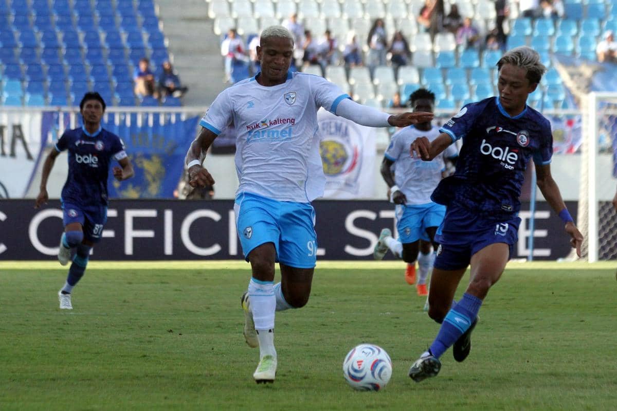 Isenmulang Kalteng FC Tak Berdaya, Arema FC Menang Telak 4-0