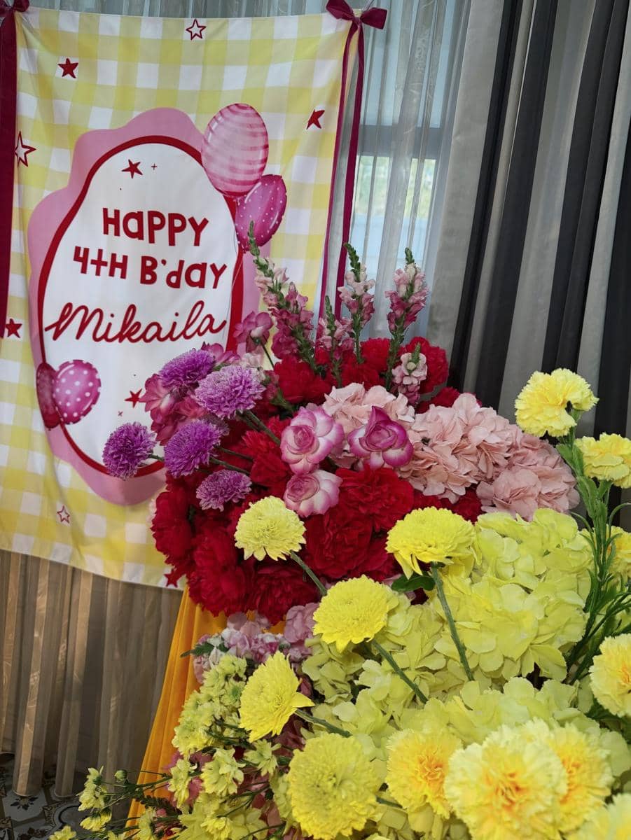 dekorasi ultah Mikaila Anak Winona Willy