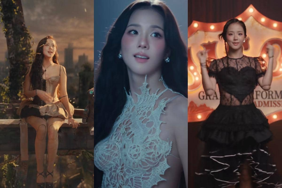 3 Inspirasi Dress dan Makeup Jisoo di MV 'Click', Visual Goddess!