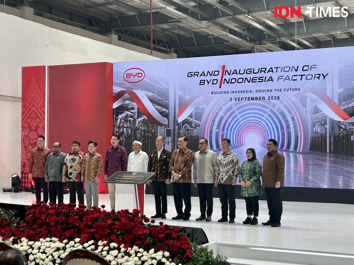 Pabrik BYD Subang Resmi Dibuka, Kapasitas Produksi 150 Ribu Unit