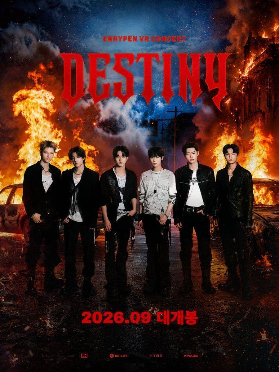 poster VR CONCET DESTINY ENHYPEN