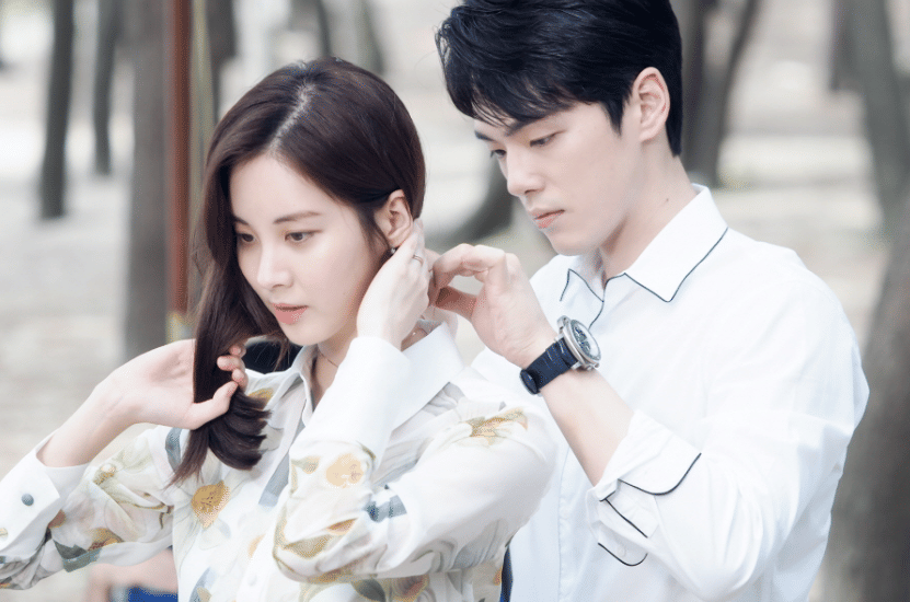 Seohyun dan Kim Jung Hyun di drama Time