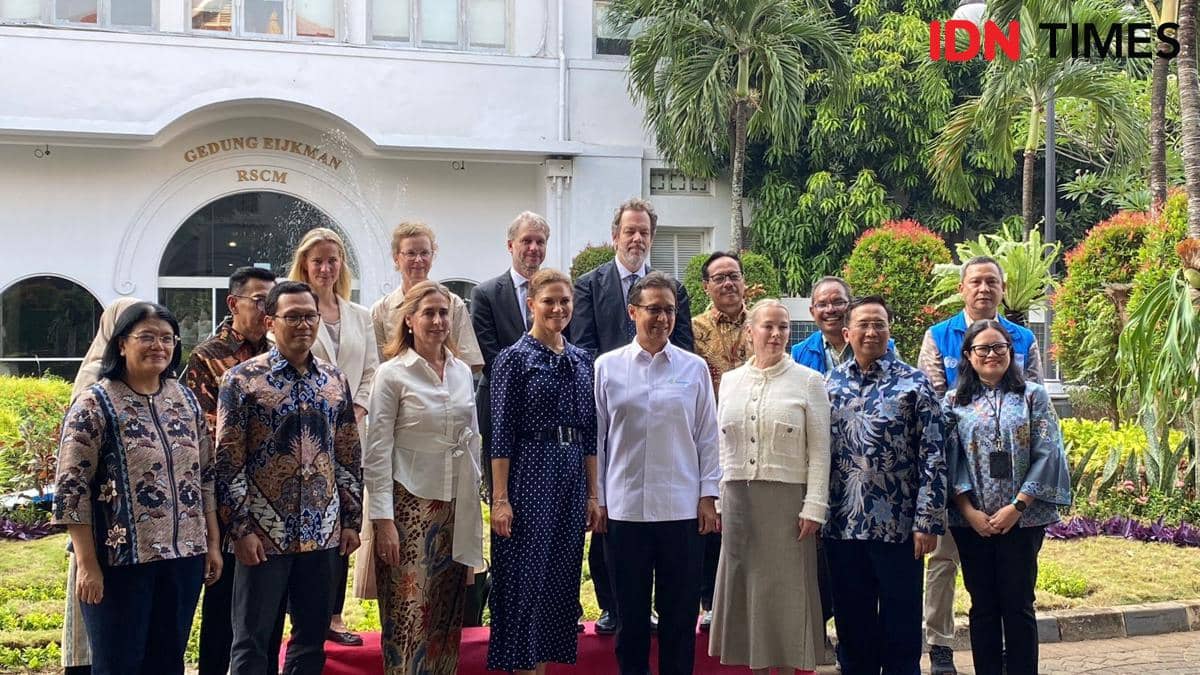 Menteri Kesehatan Budi Gunadi Sadikin usai mendampingi Goodwill Ambassador UNDP Putri Mahkota Victoria dari Swedia.