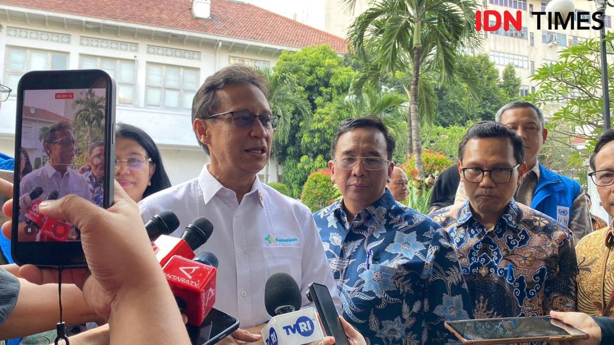 Menteri Kesehatan Budi Gunadi Sadikin usai mendampingi Goodwill Ambassador UNDP Putri Mahkota Victoria dari Swedia.