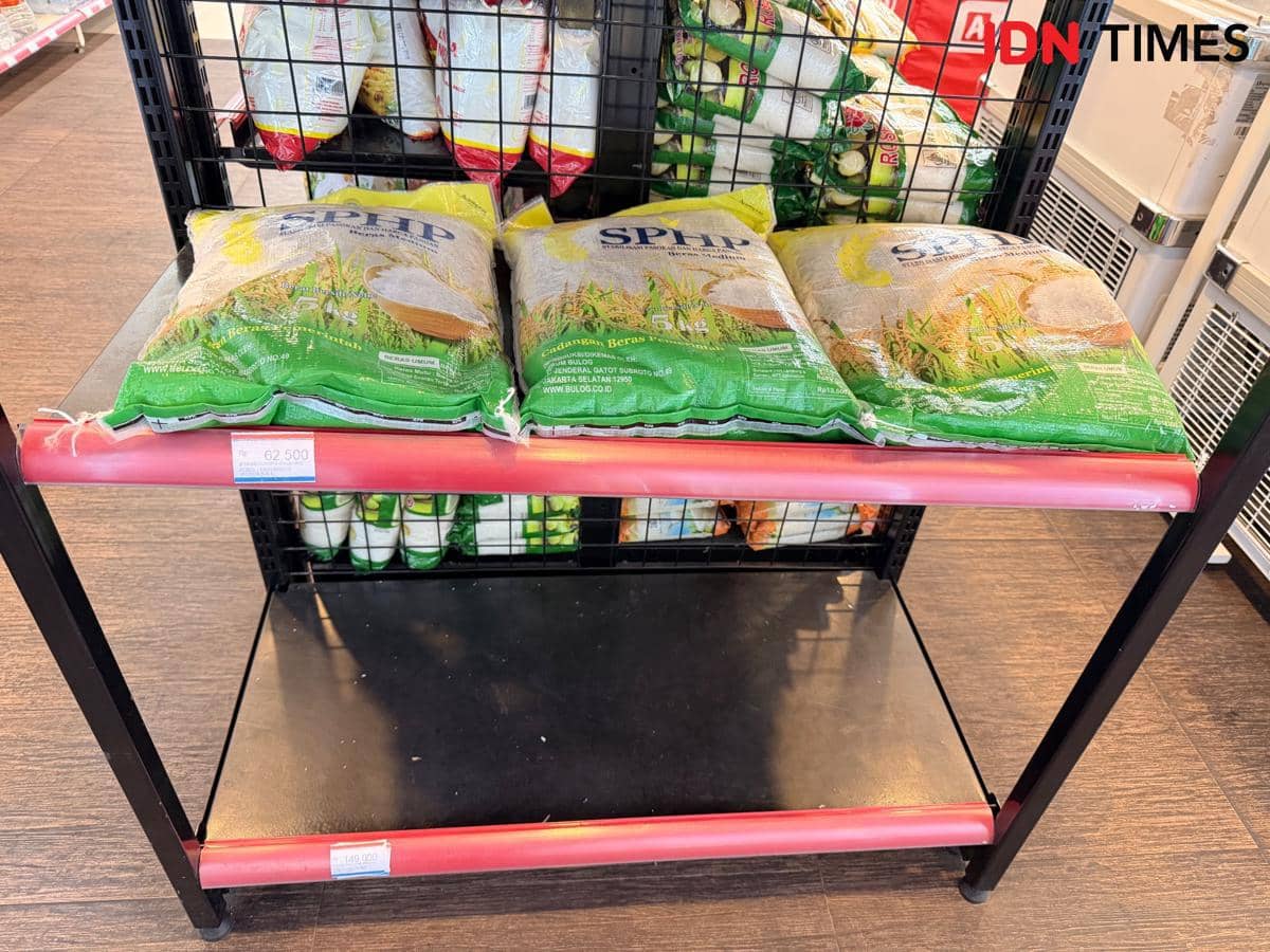 Beras Premium 5 Kg Langka di Minimarket