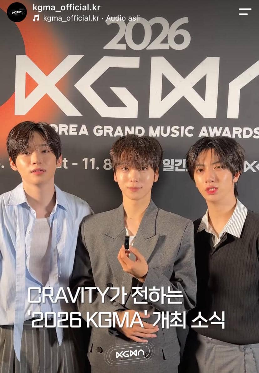 Materi visual Korea Grand Music Awards 2026 yang diunggah melalui akun Instagram kgma.official.kr.