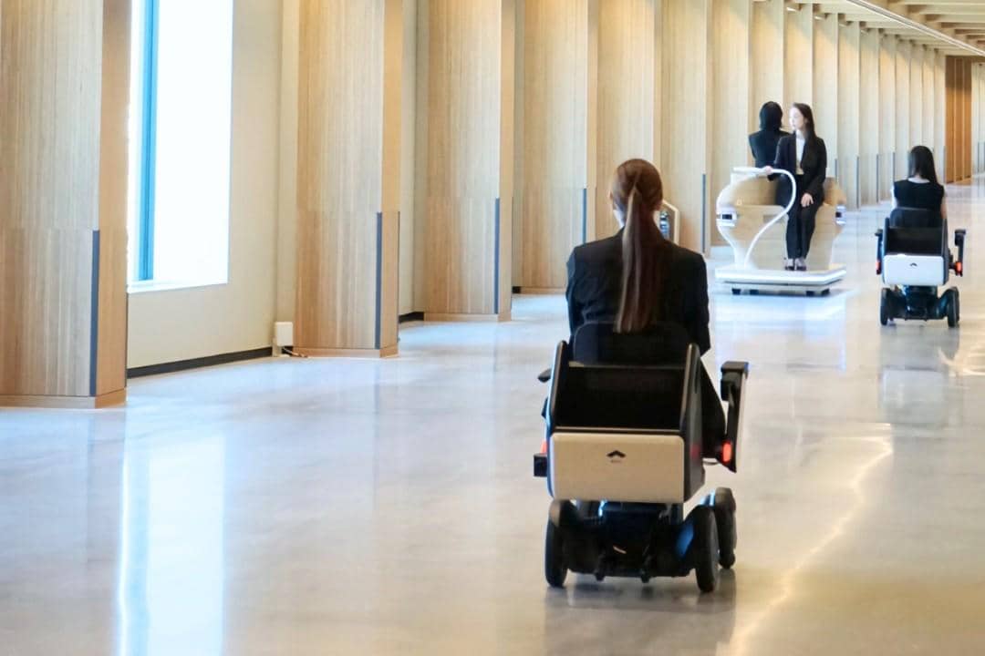 kendaraan self-driving di Terminal 1 North Satellite Bandara Haneda