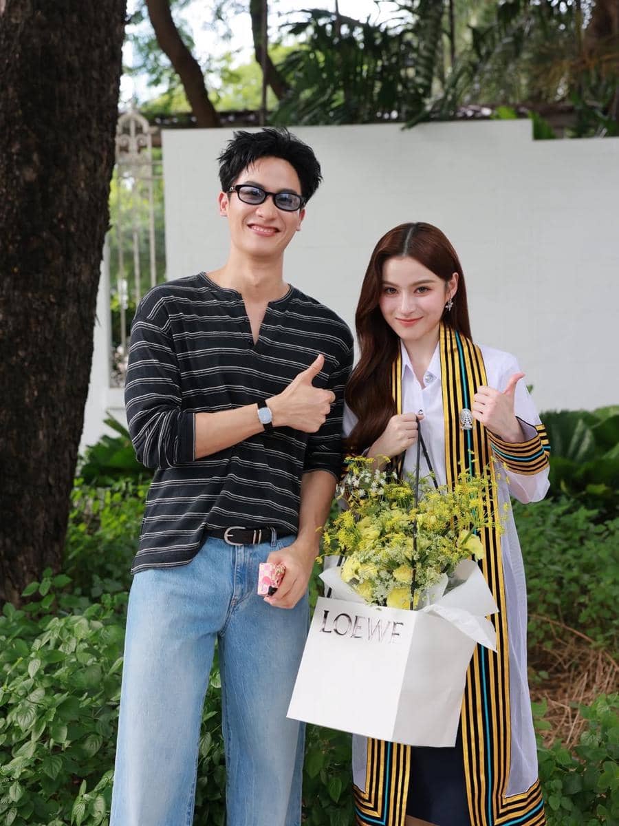 momen kelulusan Prim Chanikarn dari Chulalongkorn University