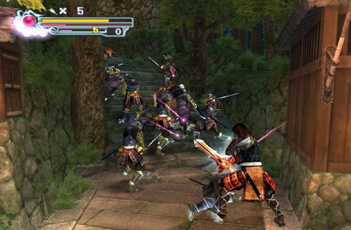 cuplikan gameplay Onimusha 3: Demon Siege 