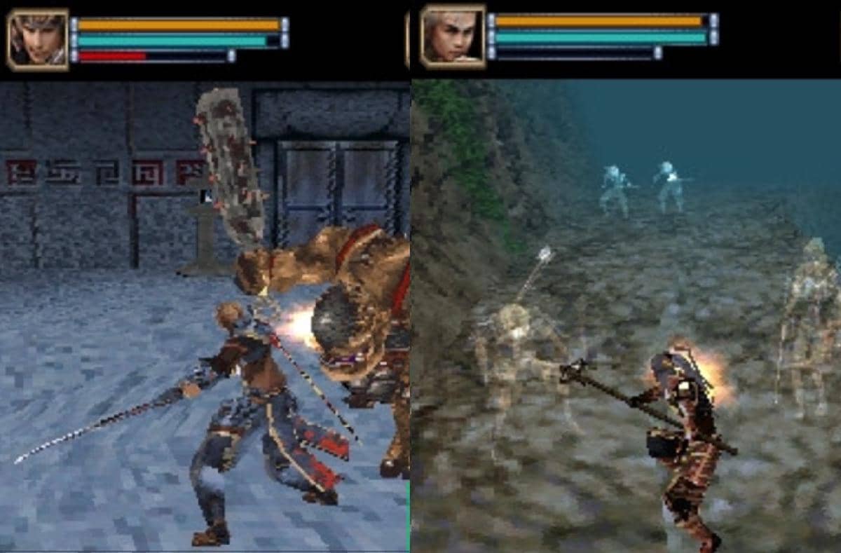cuplikan gameplay Shin Onimusha: Curtain of Darkness