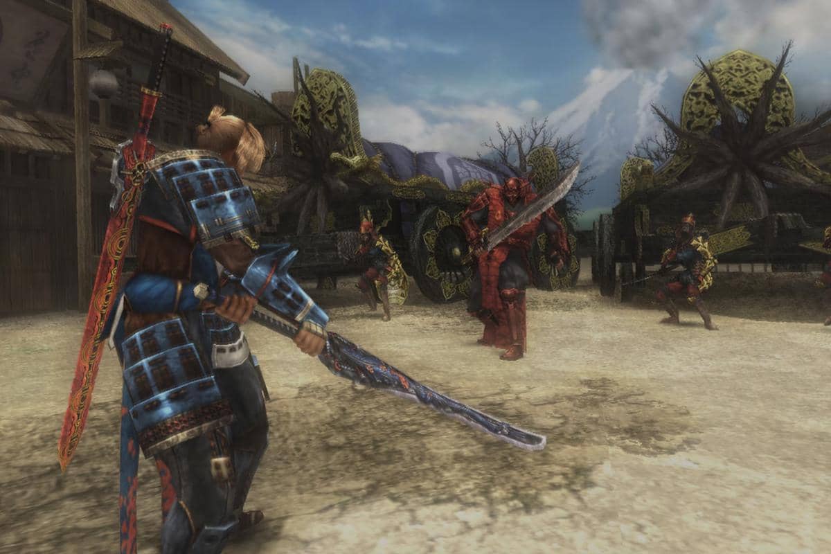 cuplikan gameplay Onimusha: Dawn of Dreams 