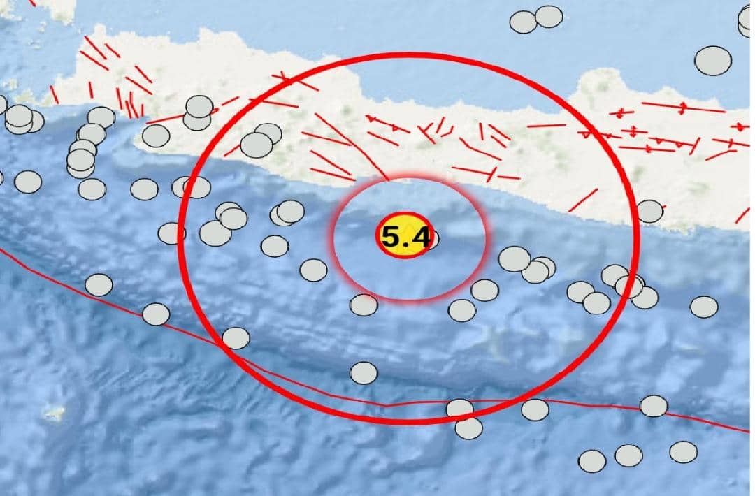 Gempa M5,4 Guncang Cilacap, Sejumlah Kereta Sempat Berhenti