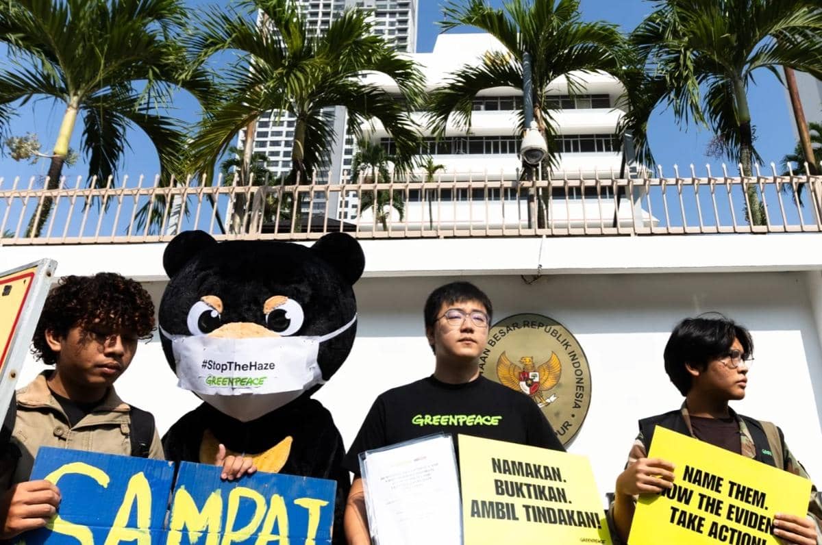 Warga Malaysia Demo KBRI Kuala Lumpur, Desak RI Ungkap Pembakar Hutan