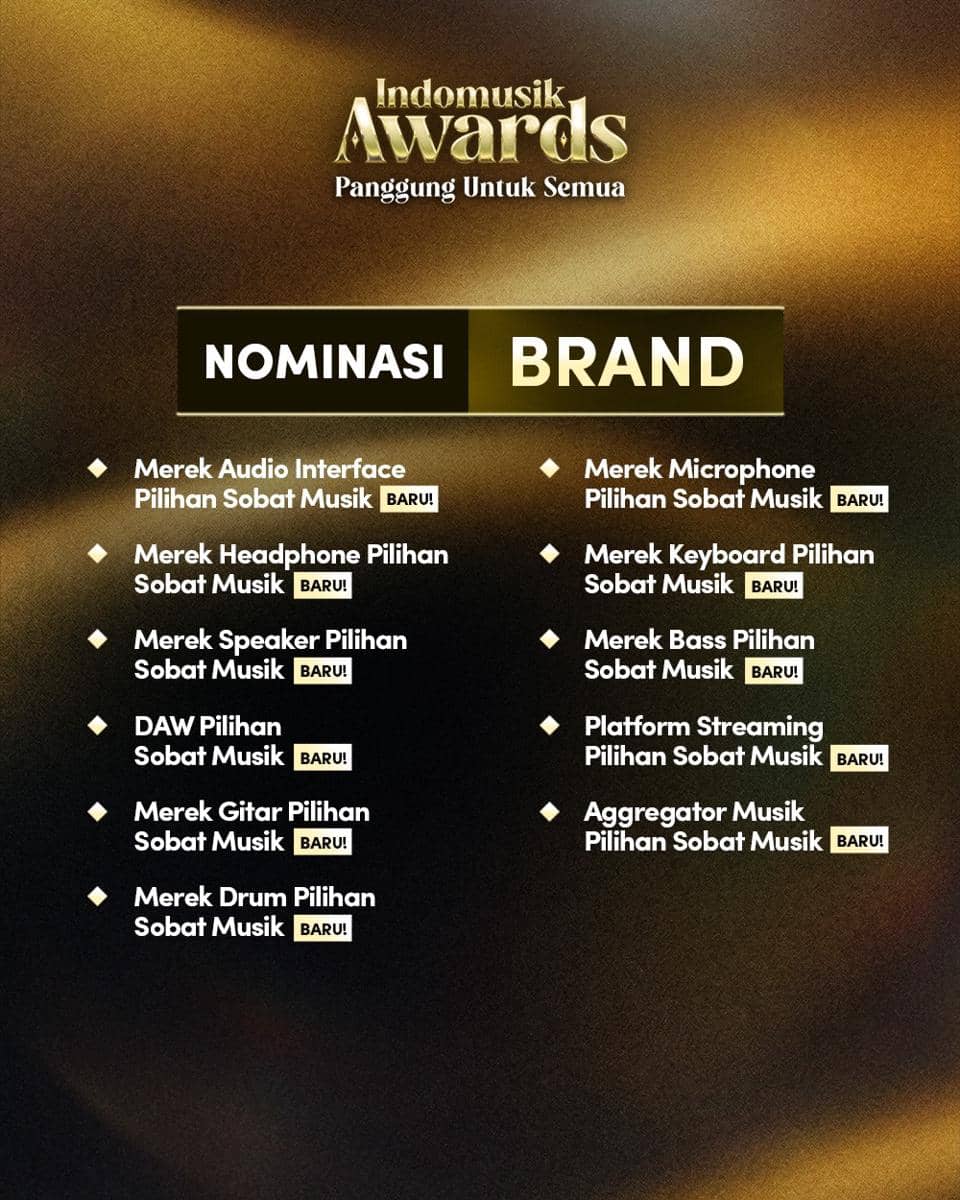 Nominasi Indomusik Awards 2026