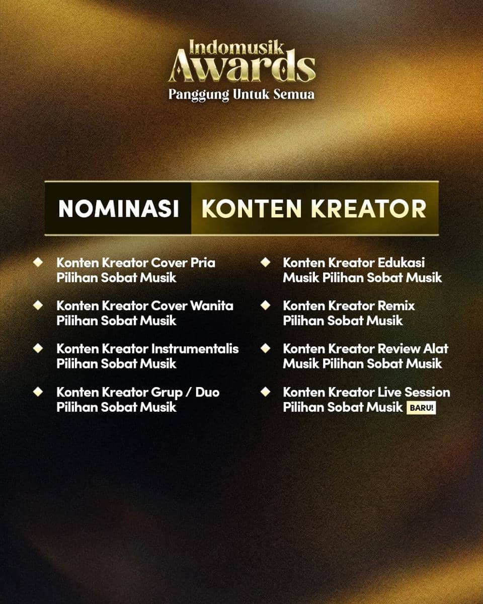 Nominasi Indomusik Awards 2026