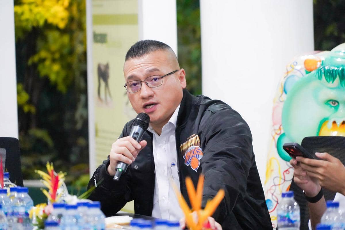 Anggota Komisi C DPRD DKI Jakarta, Hardiyanto Kenneth saat kunjungan ke Ragunan, Kamis (4/9/2026).