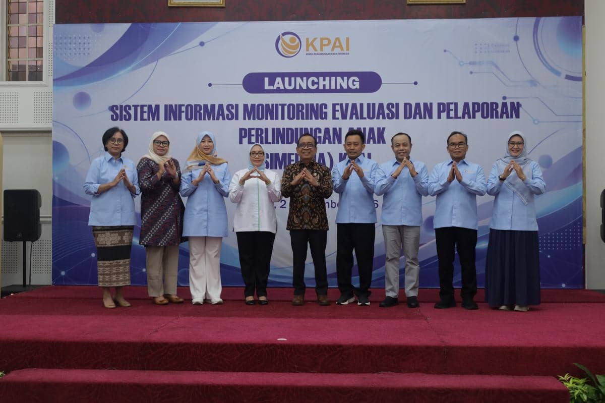 Komisi Perlindungan Anak Indonesia (KPAI) meluncurkan Sistem Monitoring, Evaluasi, dan Pelaporan Perlindungan Anak (SIMEP-PA) Versi 3.0.