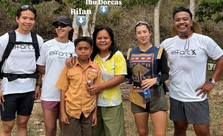 Jennifer Bachdim lari untuk galang donasi untuk anak Sumba
