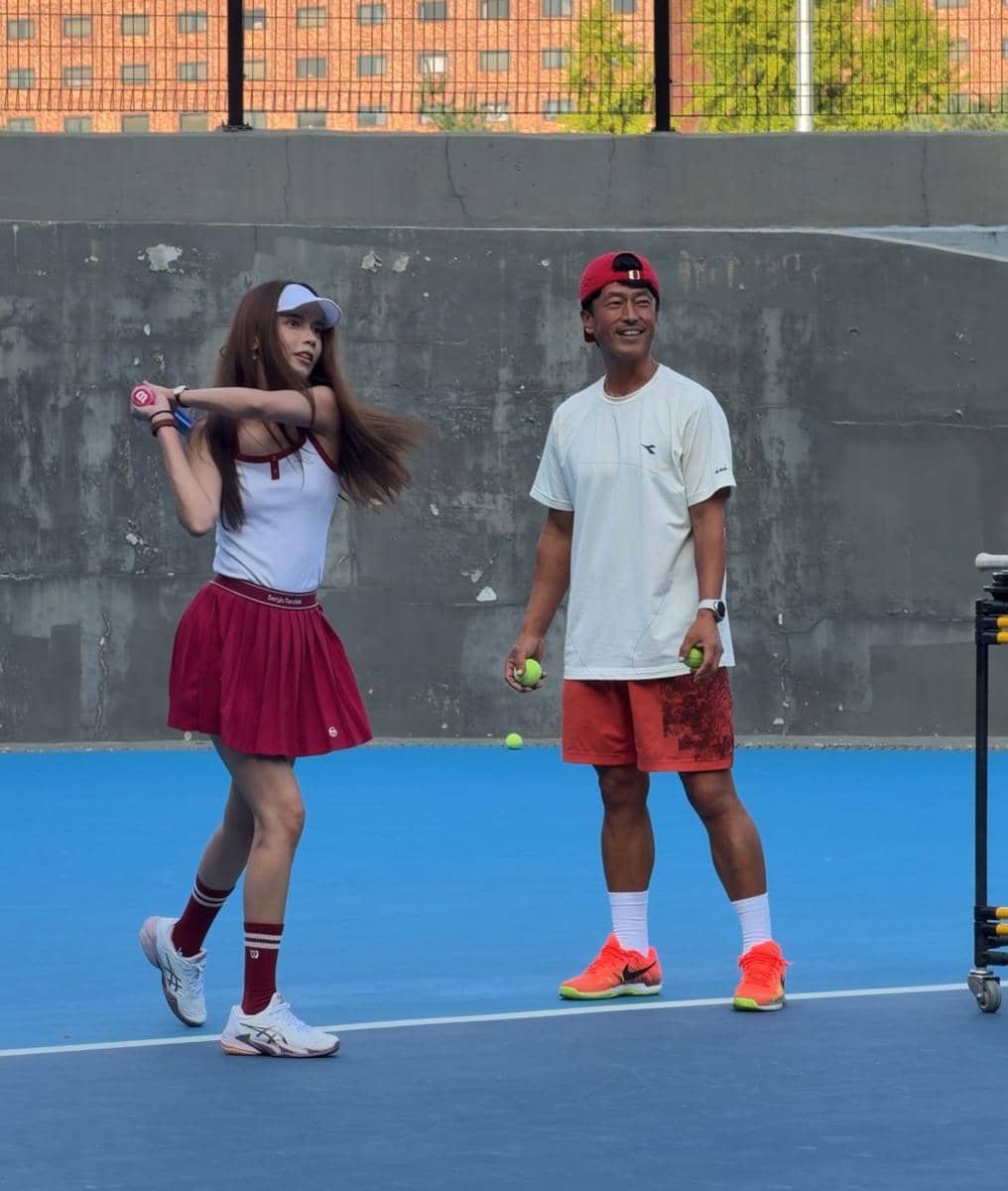 outfit tenis Sabrina Chairunnisa