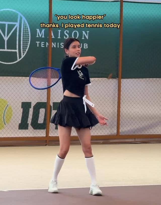 outfit tenis Sabrina Chairunnisa