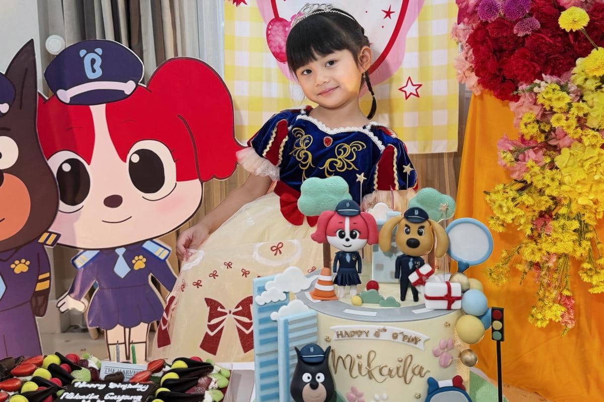 Dekorasi Ulang Tahun Mikaila Anak Winona Willy, Simpel dan Cheerful