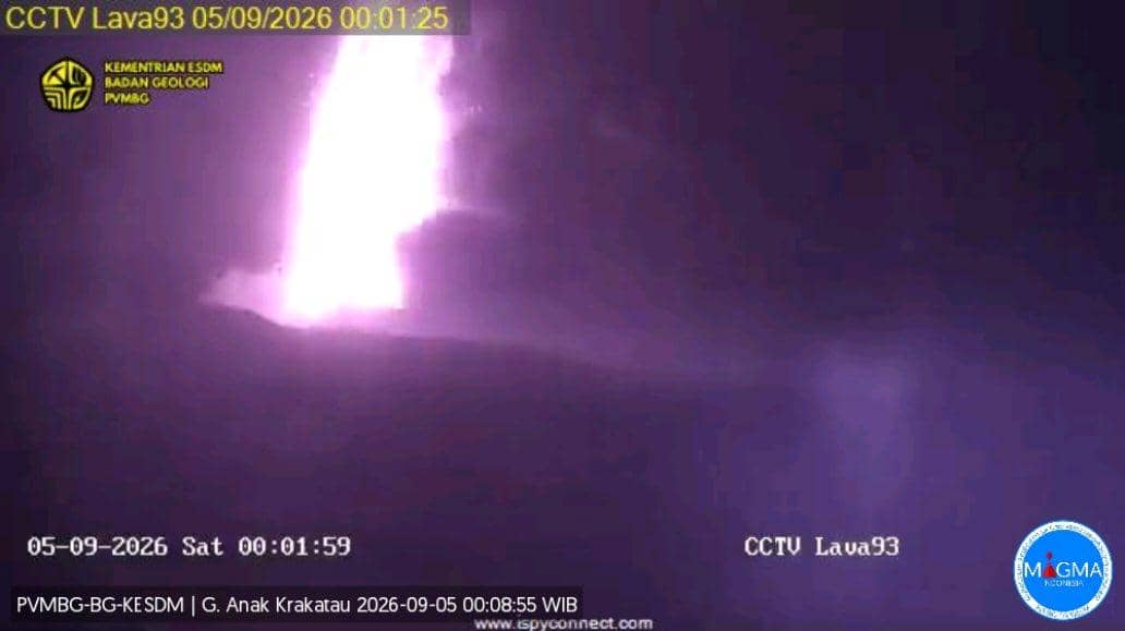 Viral Suara Dentuman Ternyata Berasal dari Erupsi Gunung Anak Krakatau