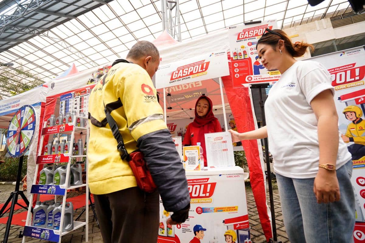 Harpelnas, Pertamina Lubricants Beri Promo Ganti Oli untuk Ojol