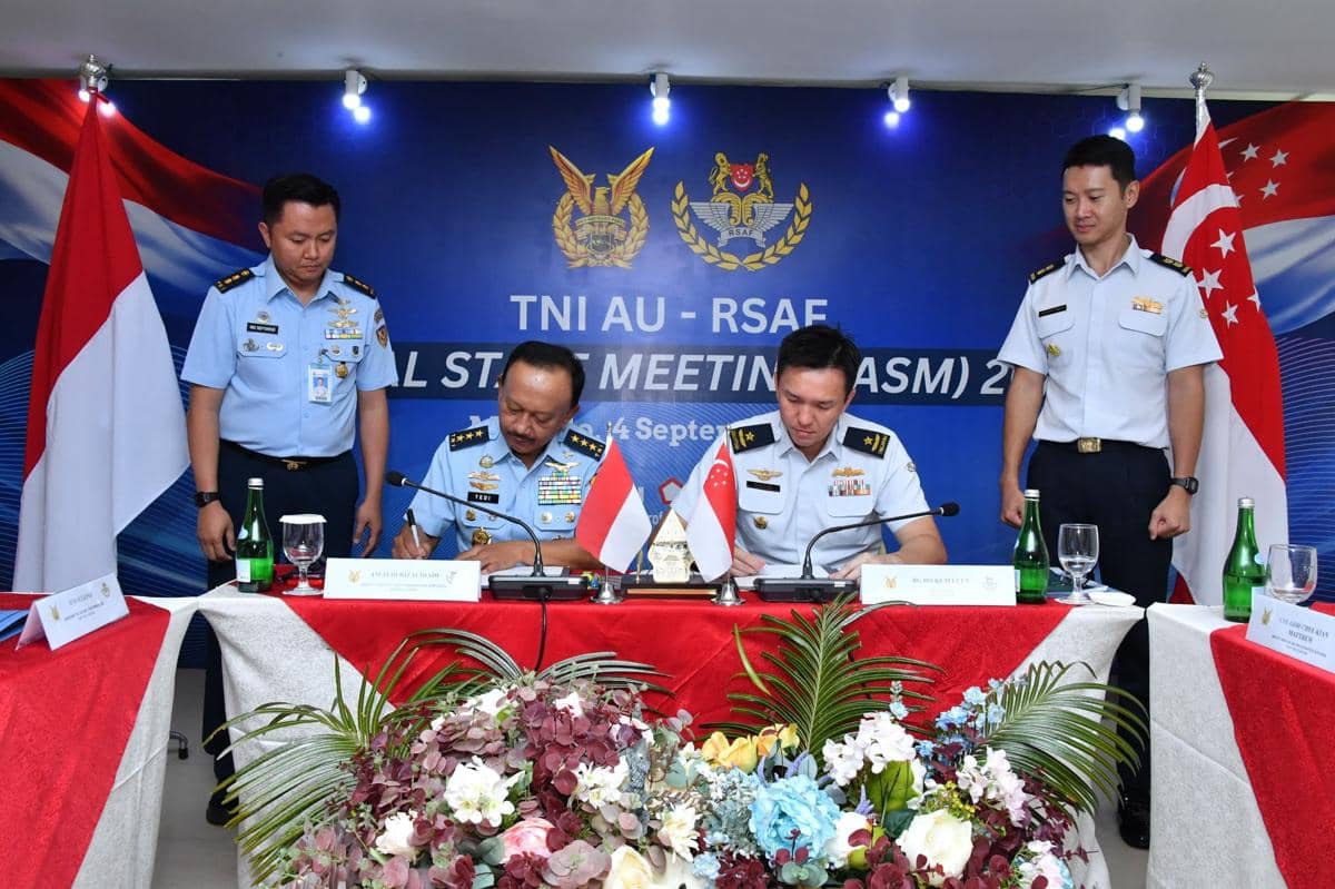 TNI AU–RSAF Perkuat Kerja Sama Bilateral Lewat 20th Annual Staff Meeting