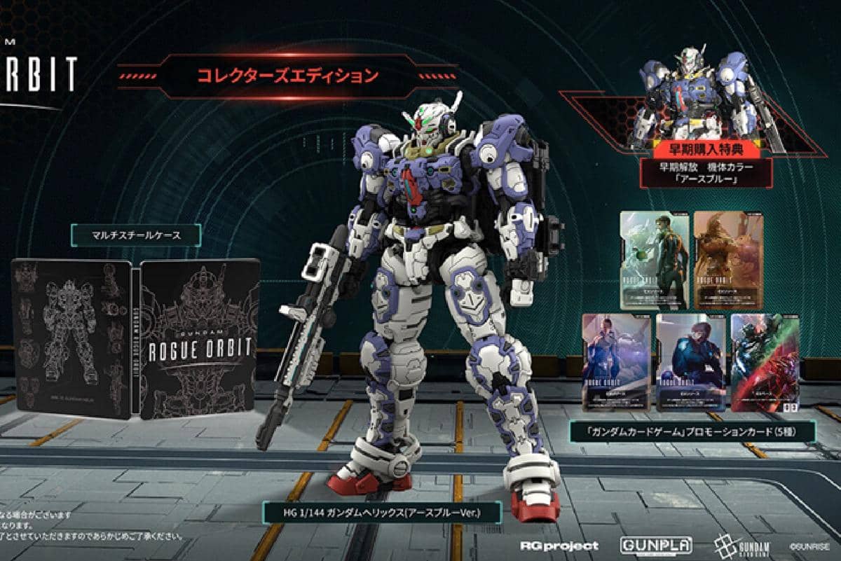 ARK-10 Gundam Helix dengan kustomisasi tricolor 