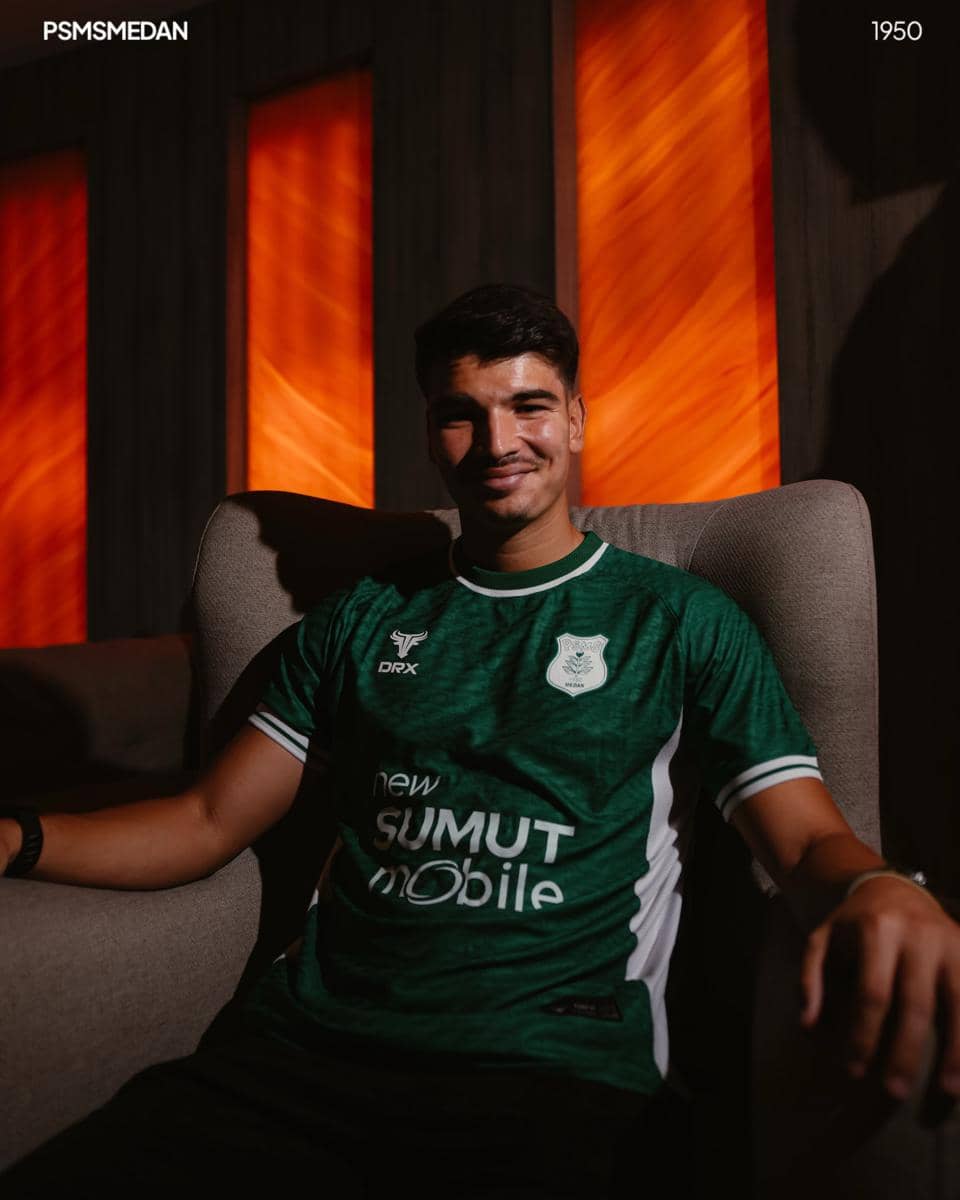 Javier Siverio, pemain asing PSMS Medan asal Spanyol, dalam potret yang dibagikan akun Instagram resmi klub.