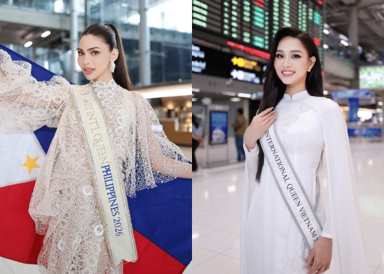 7 Potret Arrival Finalis Miss International Queen 2026, Gorgeous!