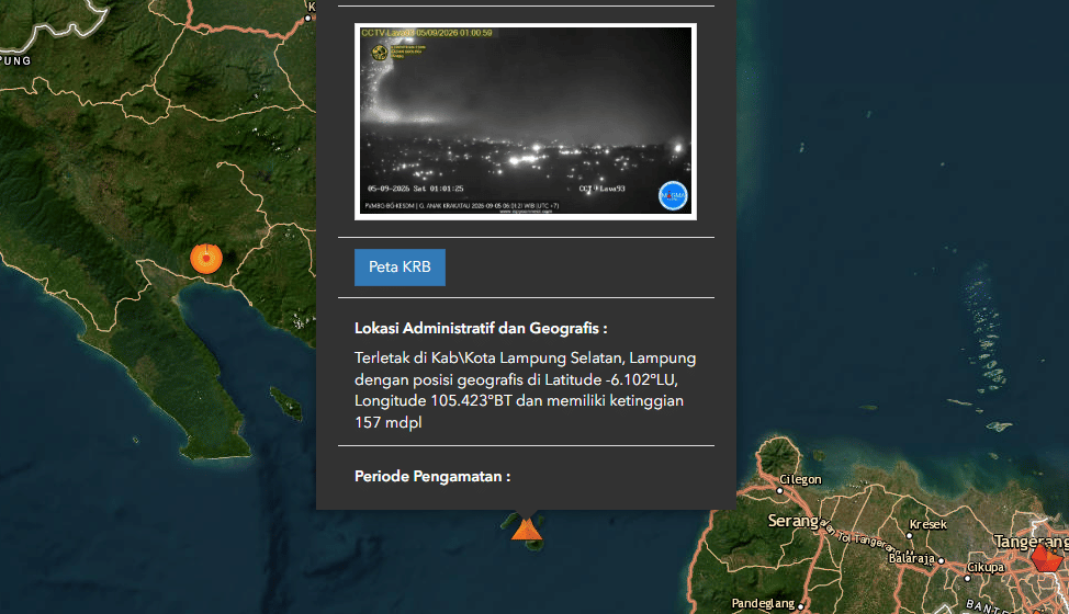 Penjelasan soal Suara Dentuman Diduga dari Erupsi Anak Krakatau